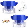 DUINIU 2 Pezzi di Tablet Grinder E 1 Pezzo di Medicina Cutter, Piccolo Frantoio, Portatile Rotary Grinder, Tablet Strumento di Archiviazione.