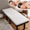 LXJDDLD Materasso Letto Termale Spesso 3/5cm,Topper Memory Foam per Lettino Massaggio Senza Fori,Testa Quadrata/Rotonda/Trapezoidale,Cuscinetto Protettivo per Viaggio Campeggio,White s,60x180cm 5cm