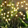 Cainor Lampade Solari Per Ll Giardino All'aperto, 2 Pacchetti Di Lucciole Solari Con 24 Led Di Llluminazione Da Giardino Solare Per l'illuminazione Del Patio Decorazione Del Giardino