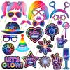 Yooyan 25 scatole fotografiche accessori neon, accessori per feste, accessori per compleanni, carnevale, matrimoni, feste di Natale, feste da discoteca, accessori decorativi