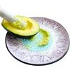 Generico Piastra grattugia in Ceramica Tagliere Antiscivolo per macinare la purea Piastra per tritare Smerigliatrice di Frutta Grattugia per Verdure per Alimenti Frutta Cioccolato Formaggio Wasabi