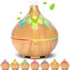 MKAKYES Diffusore di Oli Essenziali, 160ml Diffusore di Aromi, Ultrasuoni Aromaterapia Diffusore, con Connessione USB, 7 Colori LED, pegnimento Automatico Senza Acqua, per Ufficio e Casa