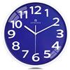 Lafocuse 30cm Orologio da Parete Numeri 3D Grande, Blu Moderno Silenzioso Facile da Leggere, Orologio da Muro senza Ticchettio per Cucina Camera da Letto Soggiorno Ufficio