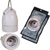ISOLATECH 2pcs E27 ceramica presa appesa con occhiello in metallo LED lampadine a risparmio energetico (max.250V/4A) lampadine per la casa cucina frigorifero installazione resistente al calore