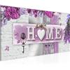 Runa Art Quadri Moderni Home 1 Pezzo Tela Non Tessuta Soggiorno Corridoio Lilla Grigio Viola 013712a