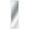 Lupia - Specchio da parete MIRROR RAINBOW 38x121 cm colore Bianco, specchiera per camera da letto, soggiorno, ingresso, verticale o orizzontale