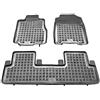 MTM Tappetini Gomma per Honda CR-V IV 10.2012-09.2018 Design a Vaschetta, su Misura con Bordi Rialzati cod. 3D 5422