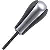 Kacepar Pomello del cambio automatico per auto compatibile con BMW Serie 1 E81 E82 E87 Serie 3 E90 E92 E93 2007-2011 argento e nero