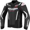 Alpinestars GP Force V2 Air Giacca in pelle da moto, nero/bianco, 50