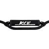 Moto Discovery Paracolpi manubrio per Kawasaki KLE 400/500 (logo bianco)