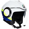 AGV CASCO AGV ORBYT MULTI XS BLOCK WHITE/BLUE/YELLOW FLUO