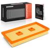 Frankberg Filtro aria Cartuccia filtrante Compatibile con Golf Plus 521 5M1 1.6 FSI A3 8P1 1.6 FSI Golf V 1K1 1.6 FSI E.O.S 1F7 1F8 1.6 FSI P.a.s.s.a.t 3C2 1.6 FSI Replace# 03C129620B,348 756