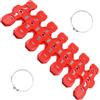Generic Guarnizione di protezione del tubo di scarico - Protezione barriera resistente al calore durevole, manicotto isolante flessibile in silicone | Per moto da cross scooter prestazioni aggiornamento della