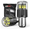 Cenmoll Lampadina LED P21/5W bianca, 3200LM super luminosa 12V-24V 1157 BAY15D 380 P21/5W per luci di retromarcia, freni, indicatori di direzione e luci diurne, confezione da 2