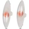 WPHLYZ Indicatori Direzione laterali Per Toyota Per Yaris Per Hatchback 1999 2000-2005 81740-0D010 Luce Di Posizione Laterale Parafango Indicatore Direzione Auto Freccia Specchietto(2pcs Left and Right)