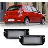 njssjd Luce targa a LED compatibile con H.yundai i20 2008-2014, Kia Soul 2009-2015, Kia Rio III 2011-2015 Luci targa bianca allo xeno