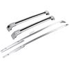 LADPZJNW Barre Trasversali Per Land Per Rover Per Discovery Sport L550 2015-2025 Barre Portatutto Trasversali Per Auto Portapacchi In Alluminio Argento 4 Pezzi(All silver)