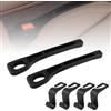 BZURTER Set di 2 riempitivi per seggiolino auto + 4 ganci per sedile auto