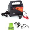 CLICK&GO CARICABATTERIA AUTOMATICO PER AUTOMOBILI MOTO SCOOTER QUAD CAMPER 6AMP DA 6V/12V 63W COMPATIBILE CON MOTO GUZZI STELVIO 1200 NTX CARICABATTERIE IN PIOMBO,DEEP-CYCLE,AGM,GEL 230V/AC-50Hz