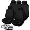 YMNBFCX Coprisedili Auto Anteriore,per MG ZS Hybrid+ Luxury (2024) Set Copri-Sedileper Guidatore e Passeggero, Accessori Auto Interno,B-5Seat