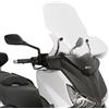 MOTOTOPGUN givi 2111dt+d2111kit paravento trasparente compatibile con yamaha x-max 125-250 2014 2015 2016 2017 mototopgun