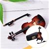 Mini Violino in Legno, Strumento Musicale, Decorazione per Armadio, Scaffale.