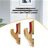 Porta da parete, supporto decorativo in legno per flauto samurai e