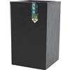 Vaso Quadrato Alto, Grigio Antracite, 29,5 X 29,5 X 49,5 Cm