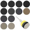 Keyohome 180 pezzi Disco abrasivo carta grana 60/80/100/150/240/400/800/1200/2000/3000/5000/10000 per smerigliatura lucidatura lucidatura (25 mm)