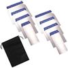 DAWRIS Set di 8 spatole giapponesi - Spatola per superfici 41/68/88/105 mm, spatola metallica flessibile per levigare, fughe, riempimento e distribuzione, ideale per ristrutturazione, pittura e fai da te