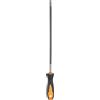 QUARKZMAN Lima Per Motosega, 5.5mm (7/32-inch) Lima Rotonda Affilatura Con Impugnatura In Plastica Per Affilatura, Smerigliatura E Manutenzione Catena Motosega, Grigio