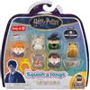 Squish-a-Longs SQAL0502 Harry Potter Confezione da 6 Onde 2, Style 3, contiene 6 X 2,5 cm Mini Squish con 2 accessori, 1 X anello e 1 X Collectors Guide - Raccogliere, scambiare, giocare