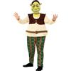 SMIFFYS Costume da Shrek per bambini, Verde, con body a cerchio e maschera in EVA Halloween
