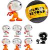 Simba Urdu Peanuts Worlds Beyond Blindbox Serie 4 - Scelta casuale di 7 personaggi magnetici da collezione in palla a sorpresa, personaggi iconici Snoopy da collezionare, dai 5 anni in su