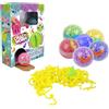 FLYPOP'S - Distributore 12 Uova Sorpresa Crazy Worm - POP - 053646 - Insetti Squishy - Giocattolo - Sorpresa - Regalo di Compleanno - Da Collezionare - Ricompensa Bambino - A Partire da 6 anni