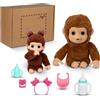 Little Live Pets My Baby S4 Monkey Plush & Mini Monkey Bundle SIPP