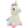 Kögler 75662 - Laber - Unicorno, Il Tutto nachplappert - Peluche, Bianco