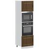 Generico Armadi Forno 2 pz Kalmar Rovere Marrone in Legno Multistrato,Mobili,Armadietti e portaoggetti,Pensili da cucina-3315038
