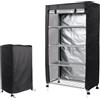 Klmnop Copertura per mensole portaoggetti adatta a scaffali, copertura impermeabile e antipolvere con cerniera, coperture per rack per casa, ufficio, garage, 91,4 cm L x 35,5 cm L x 137 cm H