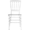 CHAPINGNI 4 sedie Napoleon in acrilico trasparente, sedia in plastica con design moderno, in acrilico, per eventi, matrimoni, feste e ricevimenti