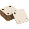 QUARKZMAN 12Pcs Tessera di Tessitura in Legno, 4 Fori Tessera di Tessitura Quadrata 2X2 Pollici per Kit Telaio A Maglia, Strumenti di Maglia Fai da Te