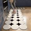 Hixingo Tappeto Cucina in Diatomite, Stile retrò Passatoia Cucina Antiscivolo Lavabile Tappeti da Cucina, 1 Pezzo Tappeto da Cucina Tappeto da Bagno Tappetino per Doccia (60x180cm,Bianco)