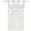 Loberon Mesnay Tendina - Romantico Stile Country - Elaborati Ricami Decorativi, Bianco
