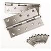 SOTECH 2 pezzi - Cerniere per porte 127 x 76 x 2,5 mm/cerniera a vite | in acciaio inox SS304 / Capacità di carico fino a 75 kg / per uso interno ed esterno