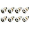 YUANQIAN - Rotelle di ricambio per porta della doccia, 8 pezzi, diametro 23 mm