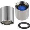 Schläfer 10002516 | 2PZ- Aeratore Femmina M16 Universale, Rompigetto Rubinetto Miscelatore Bagno e Cucina, Filtro Anticalcare, Filetto Interno M16X1, Compatibile con NEOPERL HONEYCOMP PCA Cromo.