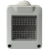 ZOREI Scatola Porta Frutti Da Esterno IP40, Compatibile Con Vimar Plana (1, Custodia 2P IP55 Con Coperchio)