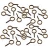 Globellapro 400 occhielli a vite, ganci a vite in bronzo, piccole viti con occhiello, 6 mini viti a occhio di capra da 13 mm, viti a occhiello