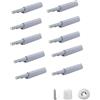 Yeenano Push Pull per Ante,10 Pezzi Chiusure per Porte a Pressione,Chiusura a Pressione,Chiusuras Magnetica per Porte a Pressiones Ammortizzatori per Anteas Pressiones per Armadietti da Cucina