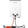 GASLAND Go Shower Series G10 - Scaldabagno a gas ultra sottile portatile per esterni, 10 litri, butano (28-30 mbar)/propano (37 mbar), doccia a GPL per campeggio, camper, fienile